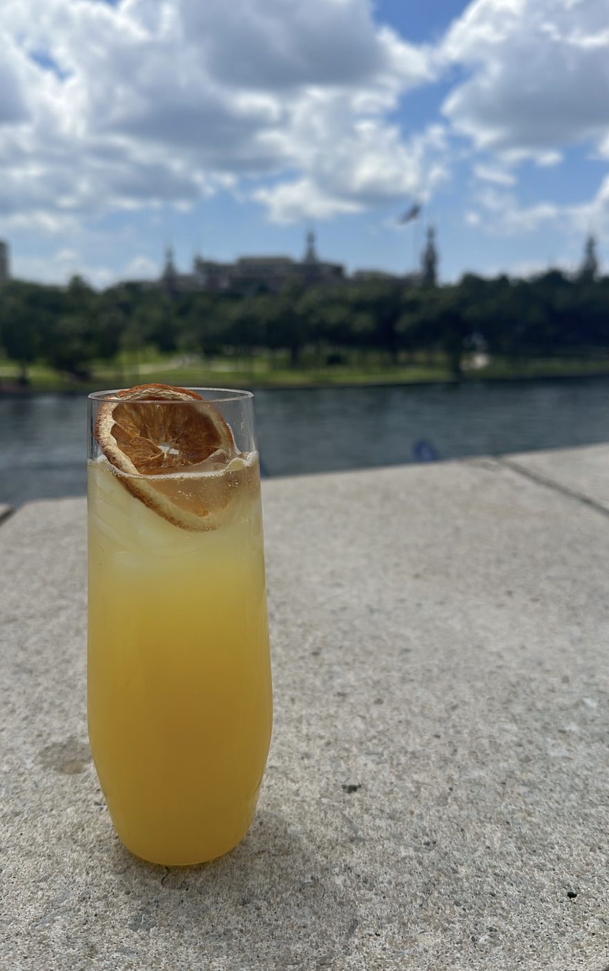Outdoor signature cocktail